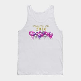 ballons happy new year 2016 Tank Top